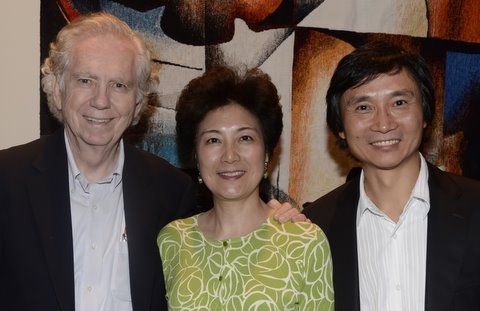 Lily and Charles Foster with Li Cunxin